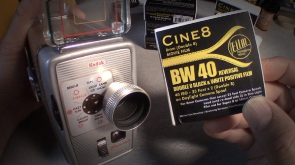 Silver 100 Super-8 Black & White Reversal Film (ISO 100)