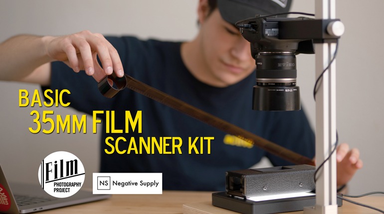 Scan 35mm Film using Basic DSLR Scanner - The Film Project